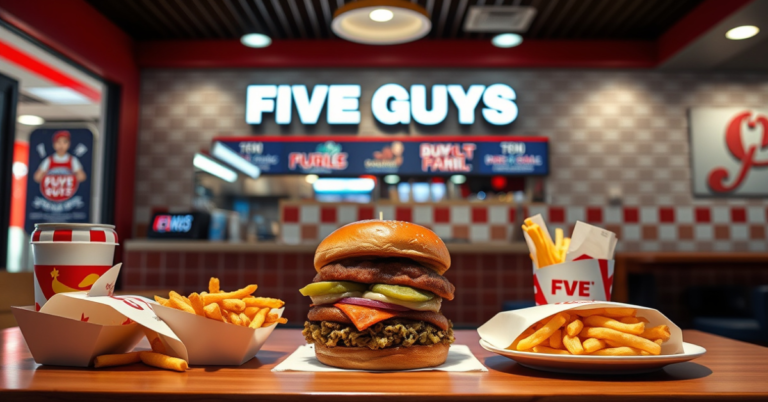 Five Guys Family Menu With Prices For 2026