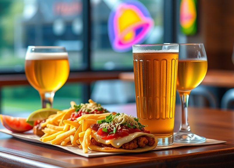 Does Taco Bell Cantina serve alcohol?