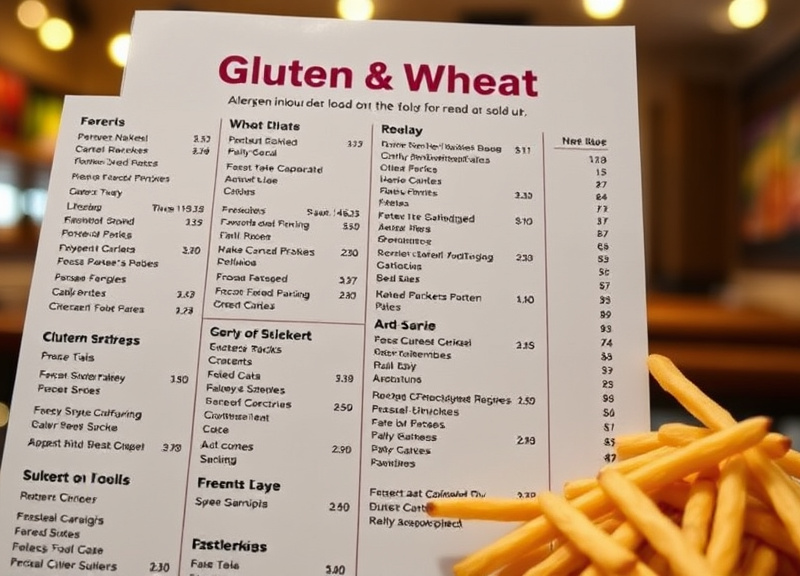 Gluten & Wheat Allergen Information