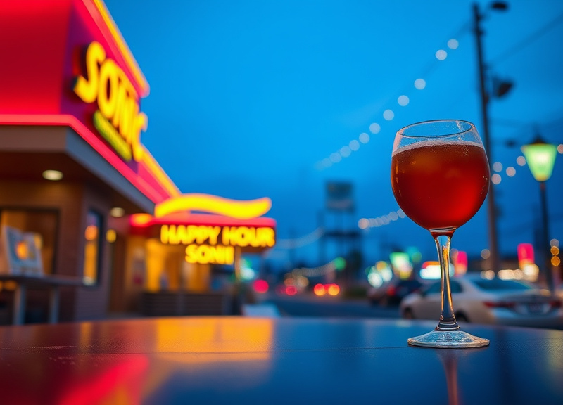 What are the hours for Sonic's Happy Hour?