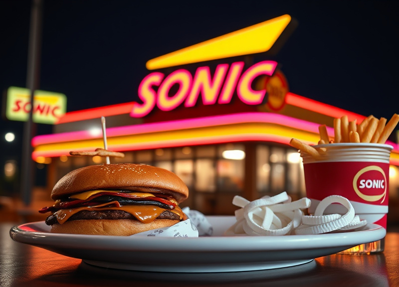 What time does Sonic start serving dinner?
